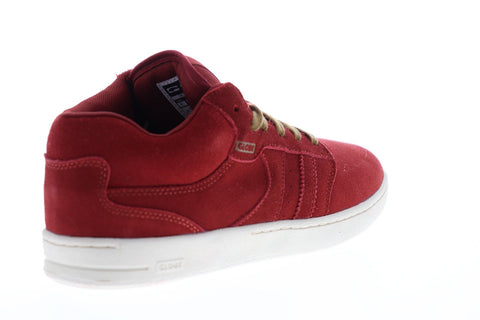 Globe Octave Mid RM GBOCTMIDRM Mens Red Suede Lace Up Athletic Skate Shoes