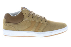 Globe Octave Mid RM GBOCTMIDRM Mens Tan Suede Athletic Skate Shoes