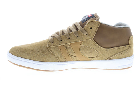 Globe Octave Mid RM GBOCTMIDRM Mens Tan Suede Athletic Skate Shoes
