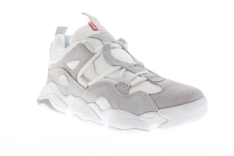 Globe Option Evo GBOPTIONE Mens Gray Beige Suede Lace Up Athletic Skate Shoes