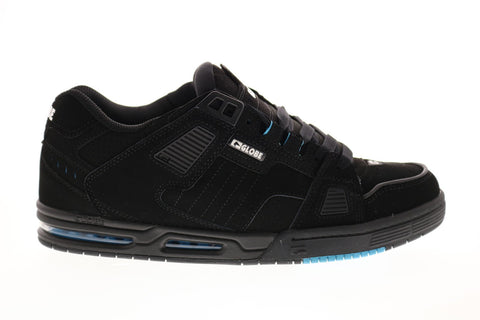 Globe Sabre GBSABR Mens Black Nubuck Lace Up Skate Inspired Sneakers Shoes