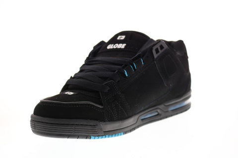 Globe Sabre GBSABR Mens Black Nubuck Lace Up Skate Inspired Sneakers Shoes