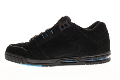 Globe Sabre GBSABR Mens Black Nubuck Lace Up Skate Inspired Sneakers Shoes