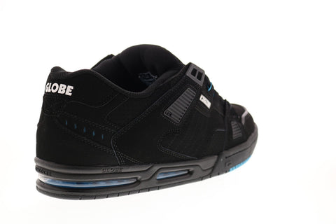 Globe Sabre GBSABR Mens Black Nubuck Lace Up Skate Inspired Sneakers Shoes