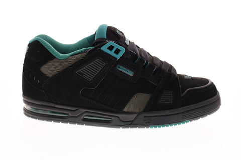 Globe Sabre Mens Black Nubuck Lace Up Skate Inspired Sneakers Shoes