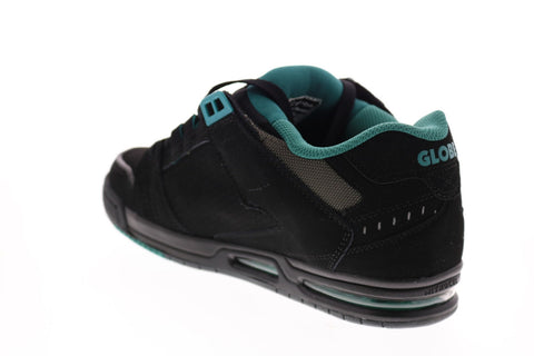 Globe Sabre Mens Black Nubuck Lace Up Skate Inspired Sneakers Shoes