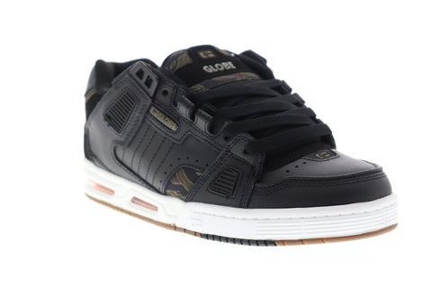Globe Sabre Mens Black Synthetic Athletic Lace Up Skate Shoes