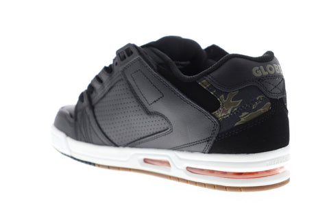 Globe Sabre Mens Black Synthetic Athletic Lace Up Skate Shoes