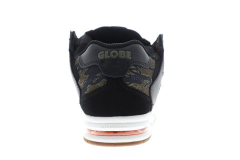 Globe Sabre Mens Black Synthetic Athletic Lace Up Skate Shoes