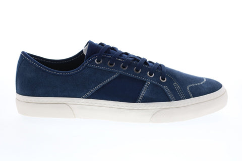 Globe Surplus GBSURP Mens Blue Suede Lace Up Skate Inspired Sneakers Shoes