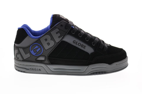 Globe Tilt Mens Black Nubuck Lace Up Skate Inspired Sneakers Shoes