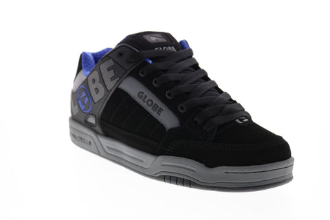Globe Tilt Mens Black Nubuck Lace Up Skate Inspired Sneakers Shoes