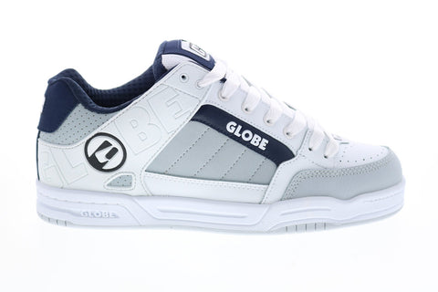 Globe Tilt GBTILT Mens White Leather Skate Inspired Sneakers Shoes