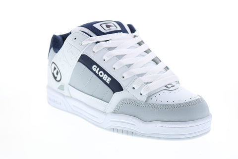 Globe Tilt GBTILT Mens White Leather Skate Inspired Sneakers Shoes