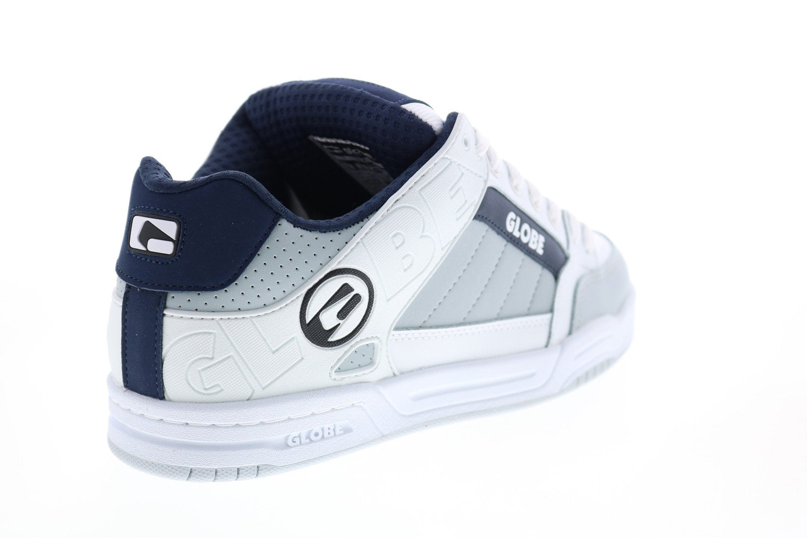 Globe Tilt GBTILT Mens White Leather Skate Inspired Sneakers Shoes