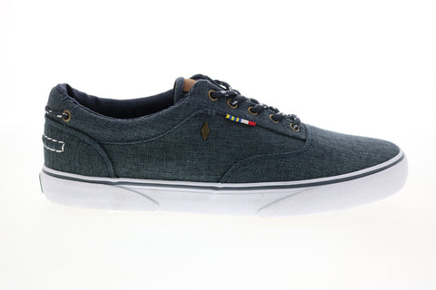 Lugz Atlantic Linen GHMATLANT-411 Mens Blue Canvas Lifestyle Sneakers Shoes