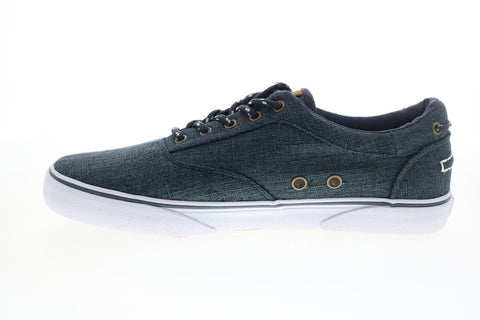 Lugz Atlantic Linen GHMATLANT-411 Mens Blue Canvas Lifestyle Sneakers Shoes