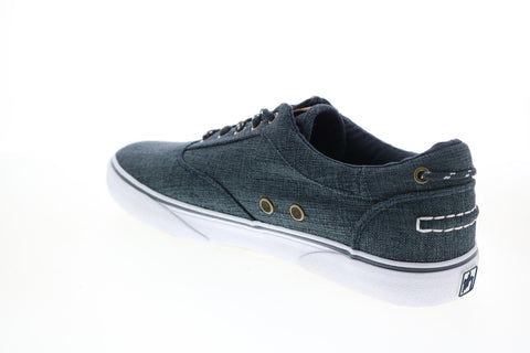 Lugz Atlantic Linen GHMATLANT-411 Mens Blue Canvas Lifestyle Sneakers Shoes