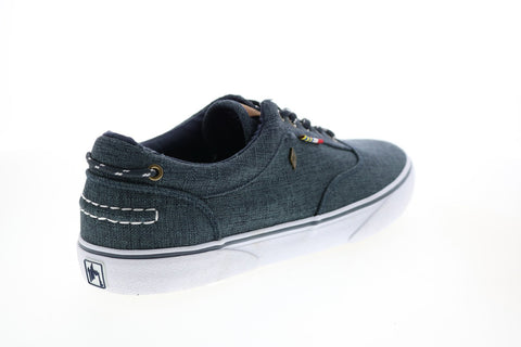 Lugz Atlantic Linen GHMATLANT-411 Mens Blue Canvas Lifestyle Sneakers Shoes