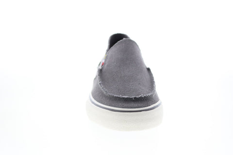 Lugz Bay GHMBAYC-0541 Mens Gray Canvas Slip On Lifestyle Sneakers Shoes