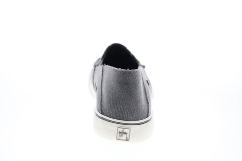 Lugz Bay GHMBAYC-0541 Mens Gray Canvas Slip On Lifestyle Sneakers Shoes