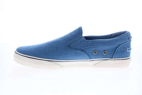 Guy Harvey Pacific GHMPACIFC-456 Mens Blue Canvas Slip On Lifestyle Sneakers Shoes