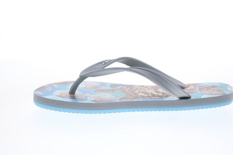 Lugz Cayman Tortuga GHWCAYMATR-0436 Womens Gray Flip-Flops Sandals Shoes