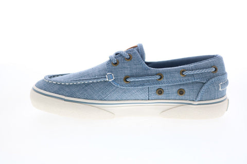 Lugz Gulf Linen GHWGULFT-436 Womens Blue Loafers & Slip ons Boat Shoes