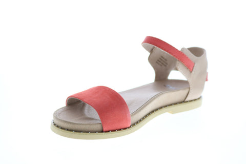 Earth Inc. Grove Cameo Soft Bck Womens Pink Nubuck Strap Sandals Shoes