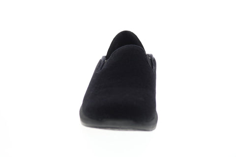 Earth Inc. Guru Womens Black Canvas Slip On Clogs Slippers Shoes
