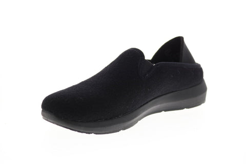 Earth Inc. Guru Womens Black Canvas Slip On Clogs Slippers Shoes