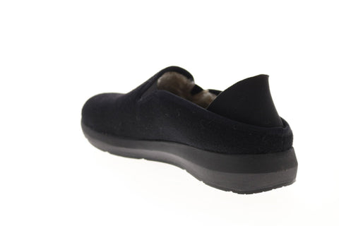 Earth Inc. Guru Womens Black Canvas Slip On Clogs Slippers Shoes