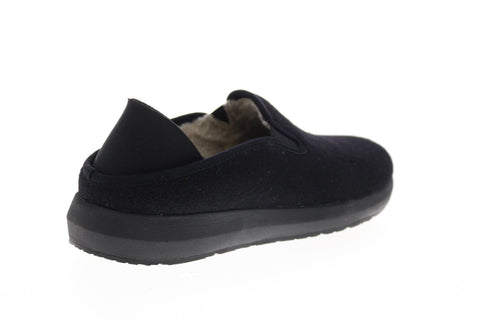 Earth Inc. Guru Womens Black Canvas Slip On Clogs Slippers Shoes