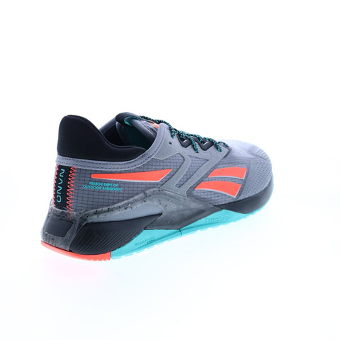 Reebok Nano X2 TR Adventure GY2117 Mens Gray Athletic Cross Training Shoes