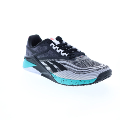 Reebok Nano X2 GY2292 Mens Black Canvas Lace Up Athletic Cross Training Shoes
