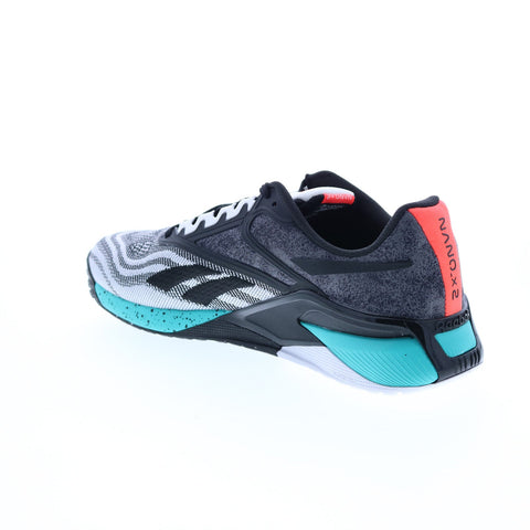 Reebok Nano X2 GY2292 Mens Black Canvas Athletic Cross Training Shoes