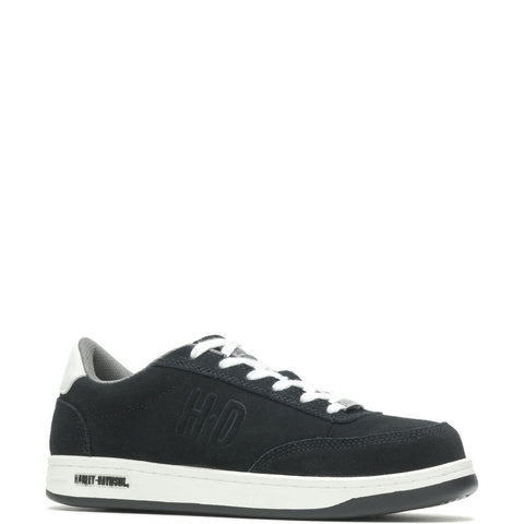 Harley-Davidson Static Steel Toe D93027 Mens Black Athletic Work Shoes