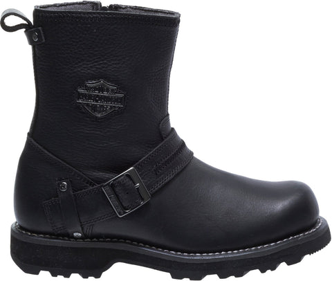 Harley-Davidson Richton D93511 Mens Black Leather Motorcycle Boots