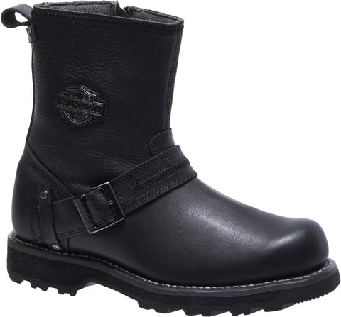 Harley-Davidson Richton D93511 Mens Black Leather Motorcycle Boots