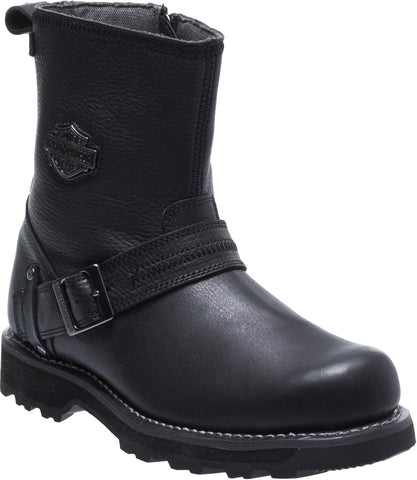Harley-Davidson Richton D93511 Mens Black Leather Motorcycle Boots