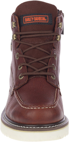 Harley-Davidson Palmerton D93690 Mens Brown Leather Motorcycle Boots