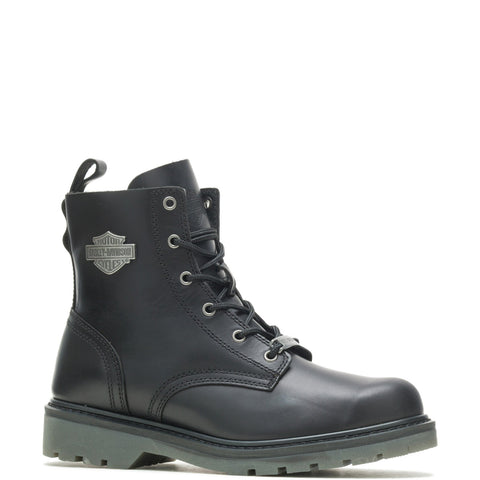 Harley-Davidson Asherton 5" Lace D93781 Mens Black Leather Motorcycle Boots