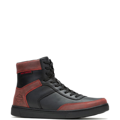 Harley-Davidson Grady D93856 Mens Black Leather Lifestyle Sneakers Shoes
