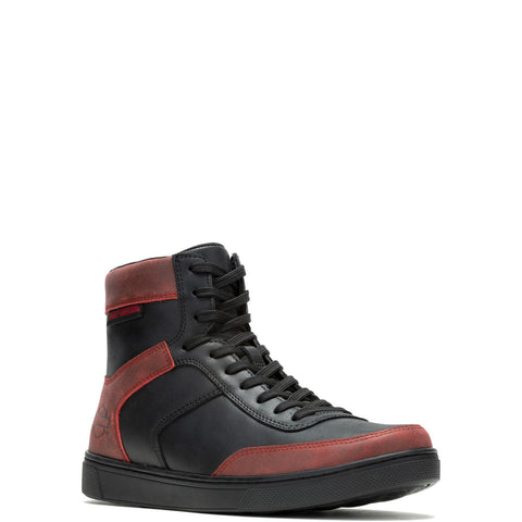 Harley-Davidson Grady D93856 Mens Black Leather Lifestyle Sneakers Shoes