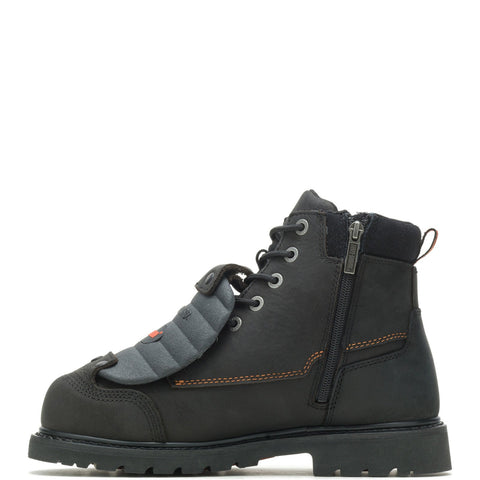 Harley-Davidson Jake Steel Toe D95055 Mens Black Wide Nubuck Motorcycle Boots