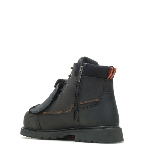 Harley-Davidson Jake Steel Toe D95055 Mens Black Wide Nubuck Motorcycle Boots