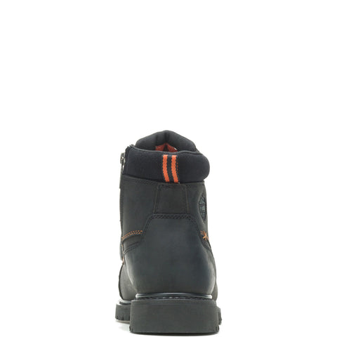 Harley-Davidson Jake Steel Toe D95055 Mens Black Wide Nubuck Motorcycle Boots