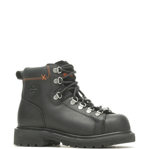 Harley-Davidson Gabby ST D83668 Womens Black Leather Motorcycle Boots