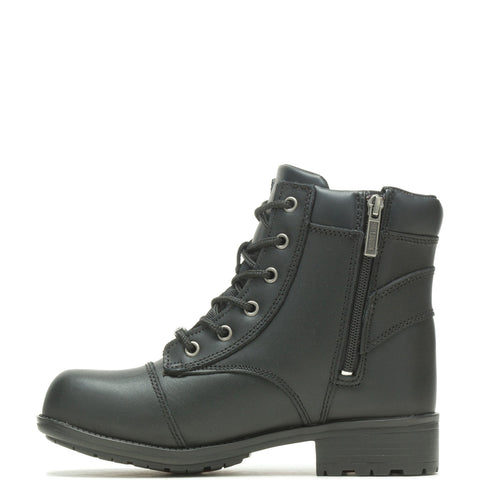 Harley-Davidson Raine Steel Toe D83883 Womens Black Leather Motorcycle Boots