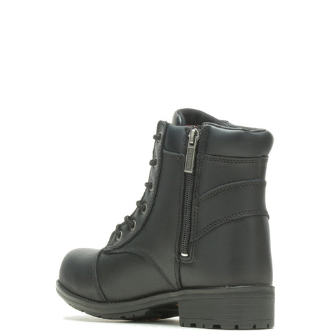 Harley-Davidson Raine Steel Toe D83883 Womens Black Leather Motorcycle Boots